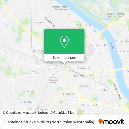 Карта Gemeinde Mückeln
