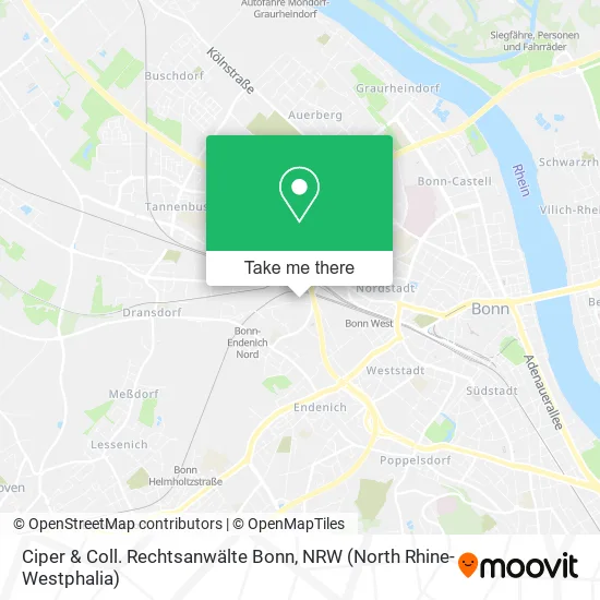 Карта Ciper & Coll. Rechtsanwälte Bonn