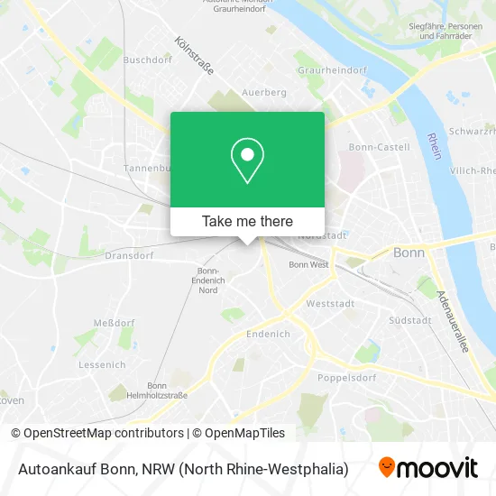 Карта Autoankauf Bonn
