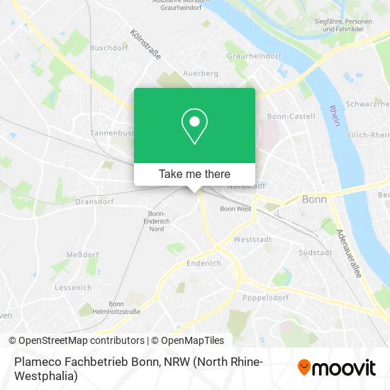 Карта Plameco Fachbetrieb Bonn