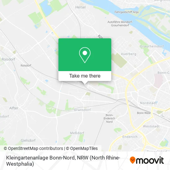 Карта Kleingartenanlage Bonn-Nord