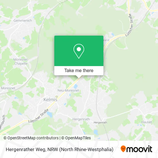 Карта Hergenrather Weg