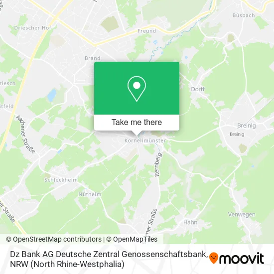 Карта Dz Bank AG Deutsche Zentral Genossenschaftsbank