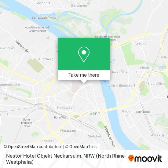 Карта Nestor Hotel Objekt Neckarsulm
