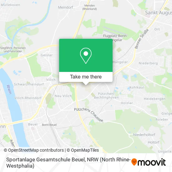 Карта Sportanlage Gesamtschule Beuel