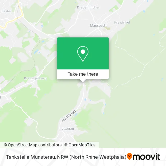 Карта Tankstelle Münsterau
