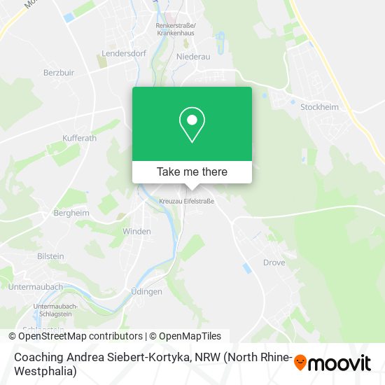 Coaching Andrea Siebert-Kortyka map