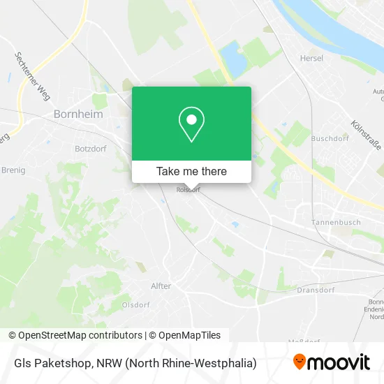 Карта Gls Paketshop