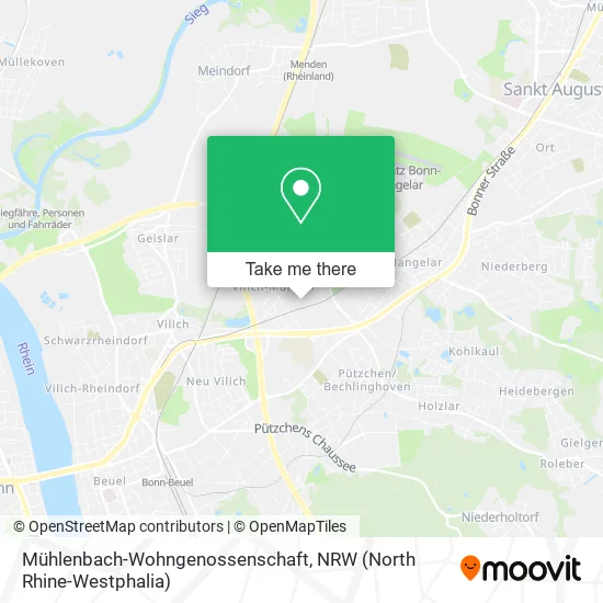 Карта Mühlenbach-Wohngenossenschaft