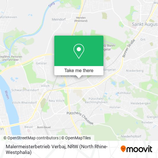 Malermeisterbetrieb Verbaj map