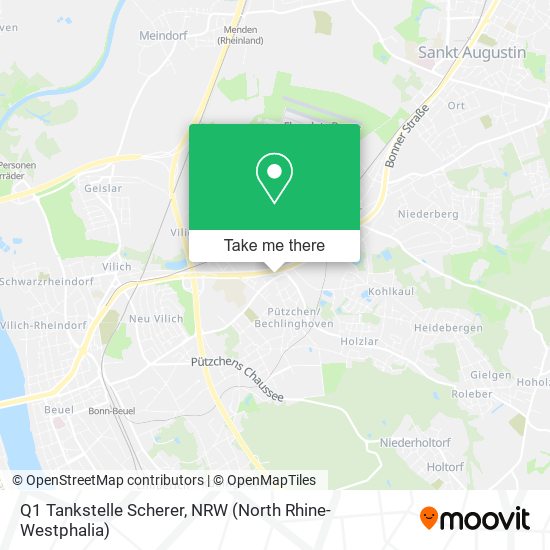 Q1 Tankstelle Scherer map