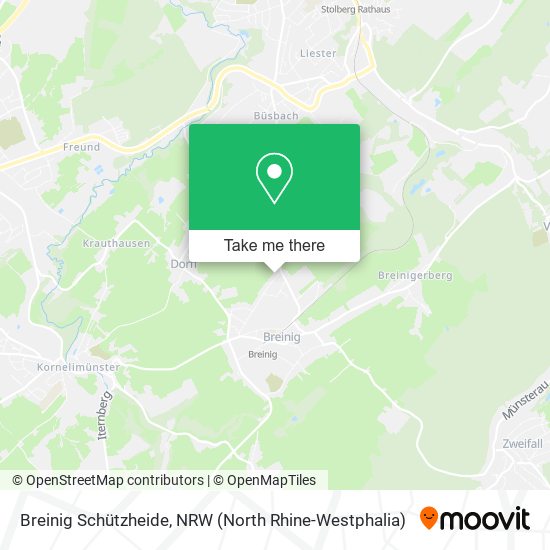 Breinig Schützheide map