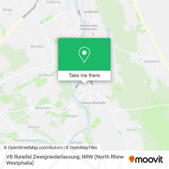 VB Rureifel Zweigniederlassung map