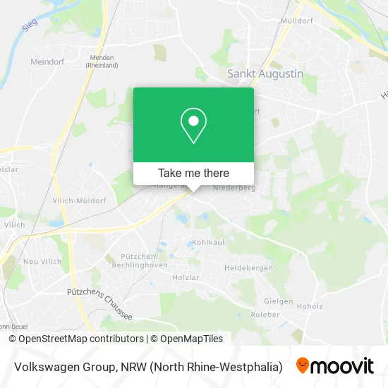 Карта Volkswagen Group