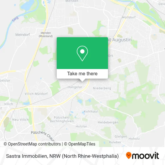 Sastra Immobilien map