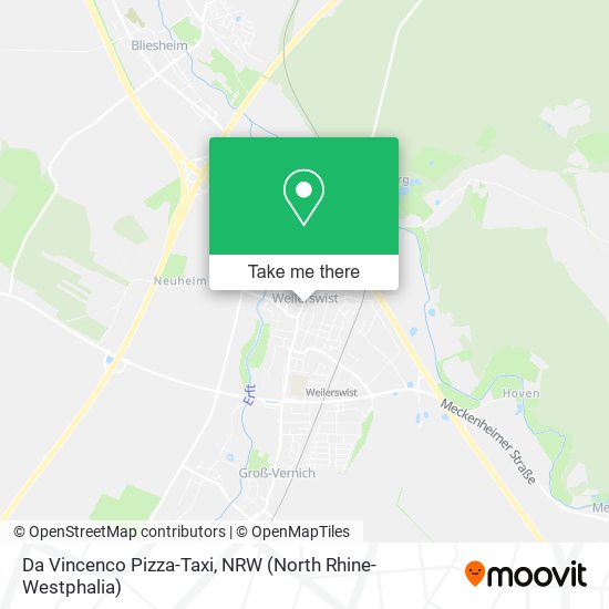 Карта Da Vincenco Pizza-Taxi