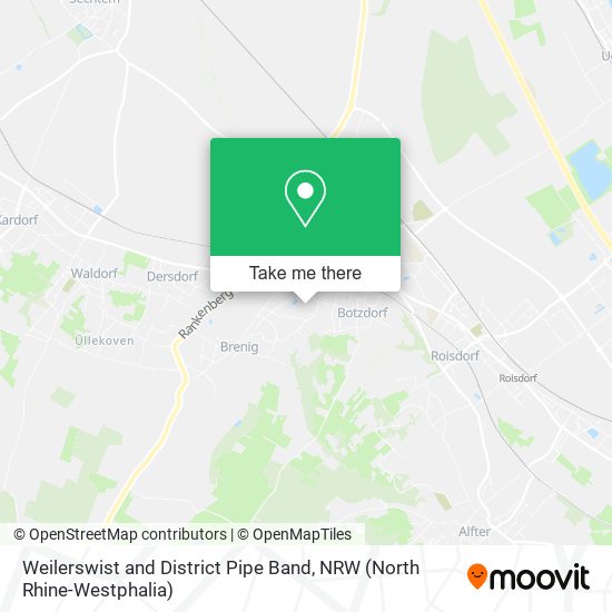 Weilerswist and District Pipe Band map