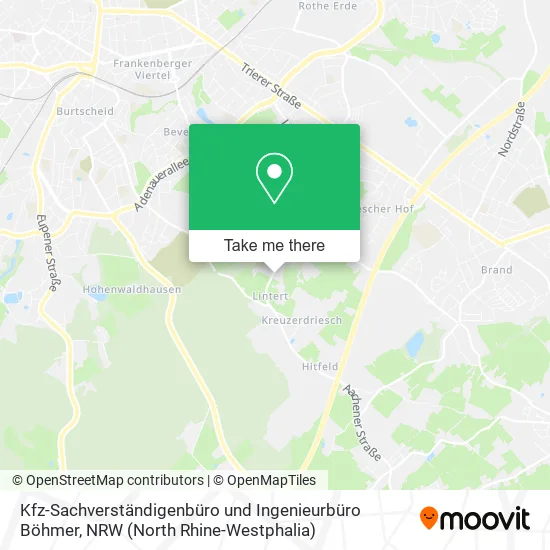 Карта Kfz-Sachverständigenbüro und Ingenieurbüro Böhmer