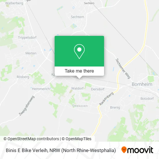 Карта Binis E Bike Verleih