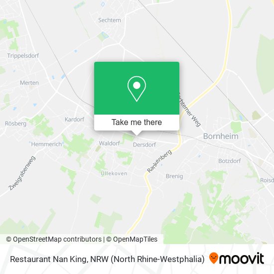 Restaurant Nan King map