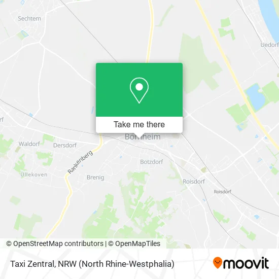 Карта Taxi Zentral