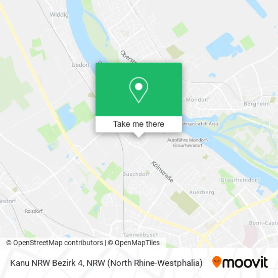 Карта Kanu NRW Bezirk 4