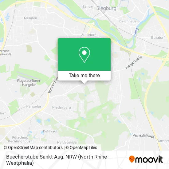 Карта Buecherstube Sankt Aug