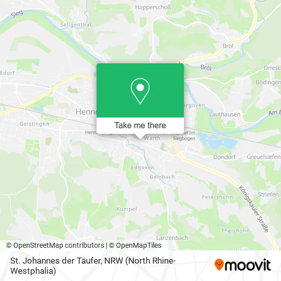 Карта St. Johannes der Täufer
