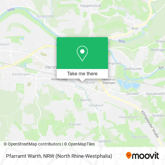 Карта Pfarramt Warth