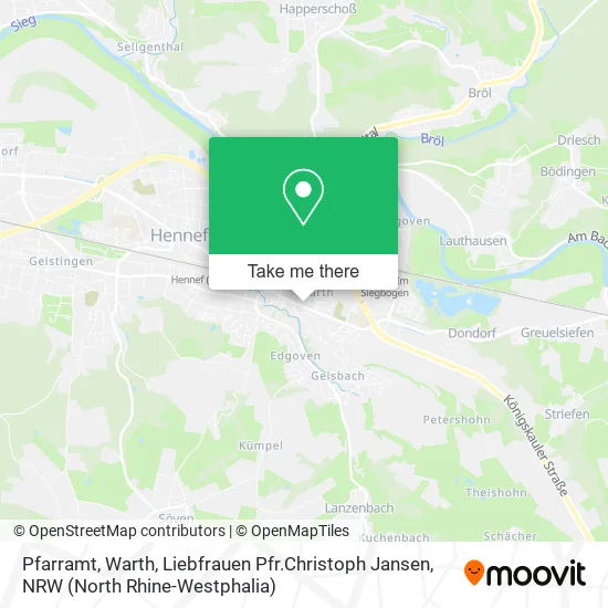 Карта Pfarramt, Warth, Liebfrauen Pfr.Christoph Jansen
