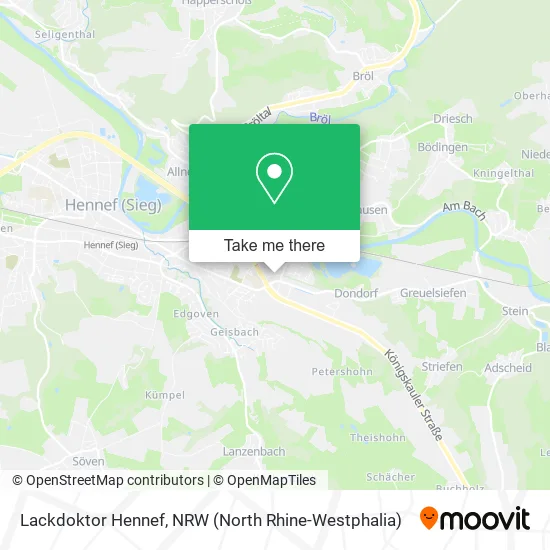 Карта Lackdoktor Hennef