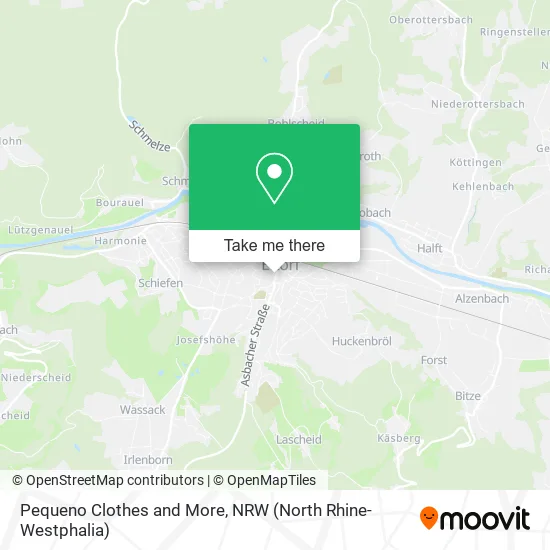 Карта Pequeno Clothes and More