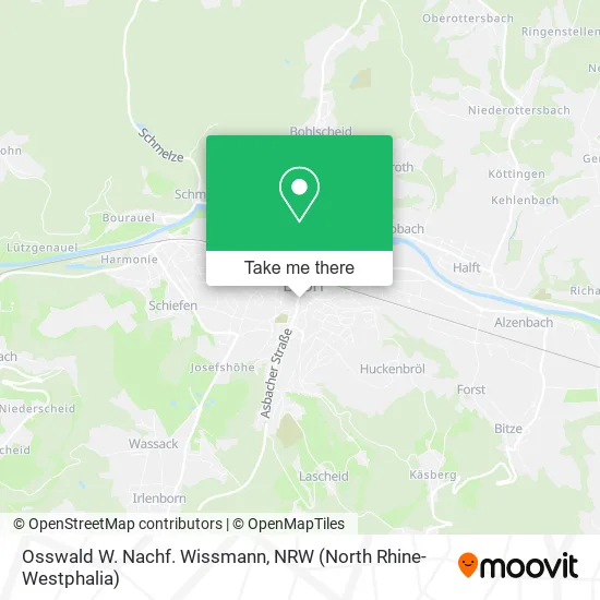 Карта Osswald W. Nachf. Wissmann