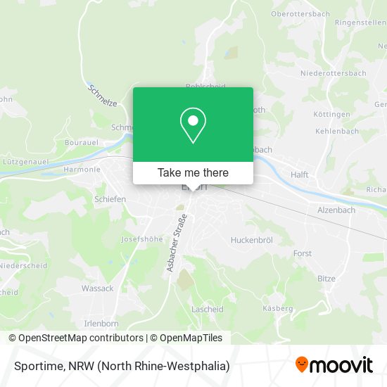 Sportime map