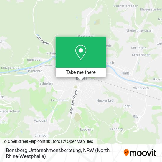 Bensberg Unternehmensberatung map