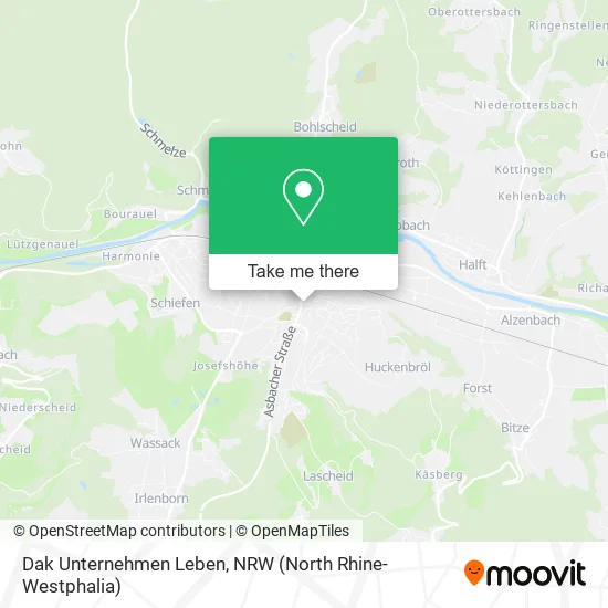 Карта Dak Unternehmen Leben