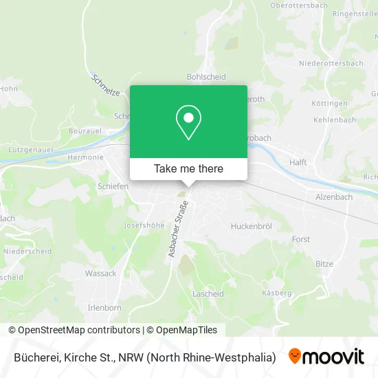 Bücherei, Kirche St. map