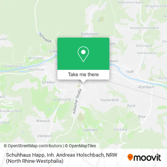 Карта Schuhhaus Happ, Inh. Andreas Holschbach