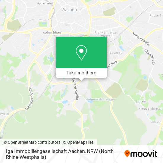 Карта Iga Immobiliengesellschaft Aachen