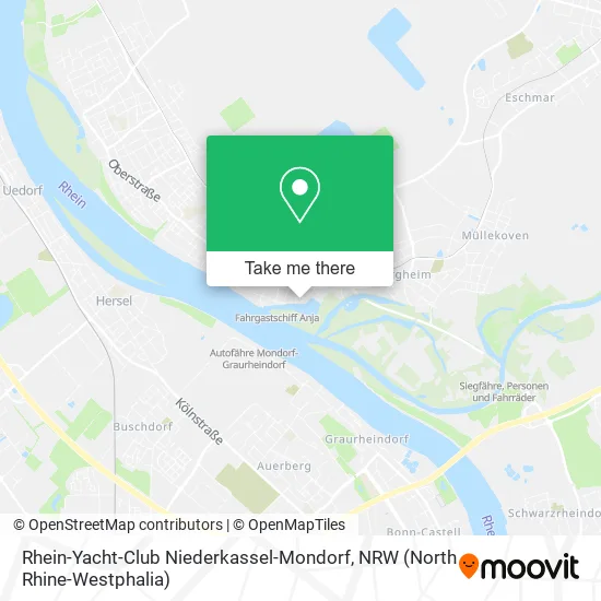 Карта Rhein-Yacht-Club Niederkassel-Mondorf