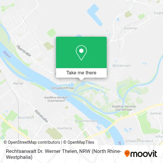 Rechtsanwalt Dr. Werner Thelen map