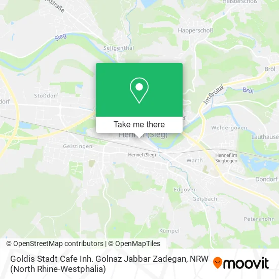 Карта Goldis Stadt Cafe Inh. Golnaz Jabbar Zadegan