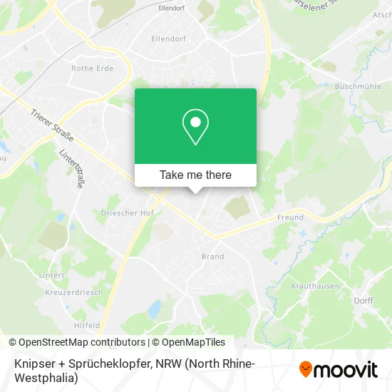 Карта Knipser + Sprücheklopfer