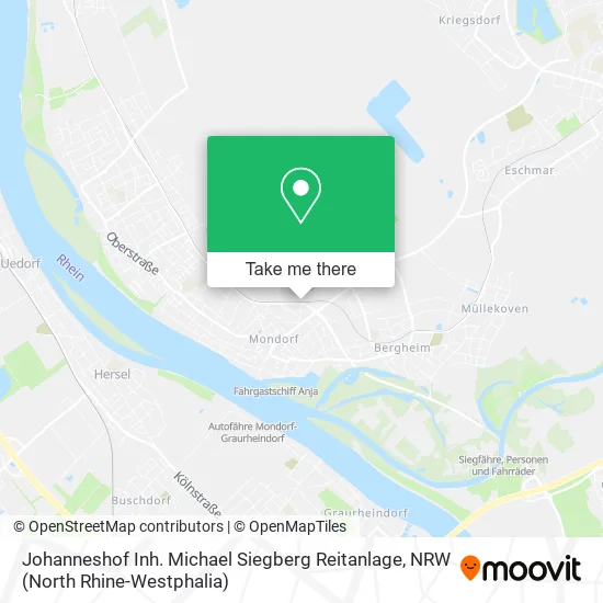 Карта Johanneshof Inh. Michael Siegberg Reitanlage