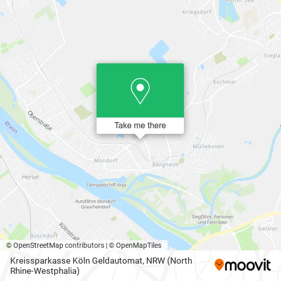 Карта Kreissparkasse Köln Geldautomat