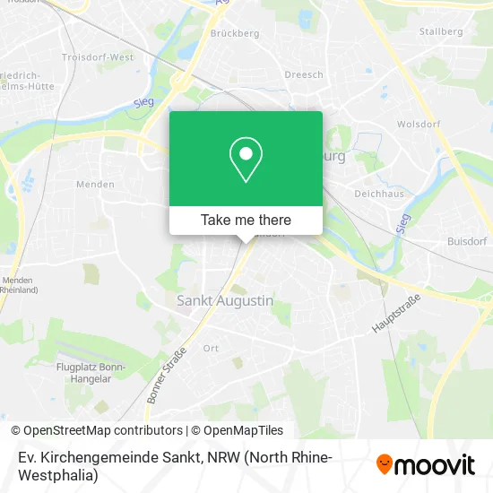 Ev. Kirchengemeinde Sankt map