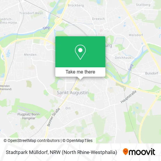 Карта Stadtpark Mülldorf