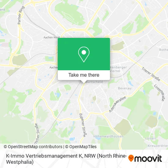 Карта K-Immo Vertriebsmanagement K