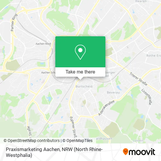 Карта Praxismarketing Aachen