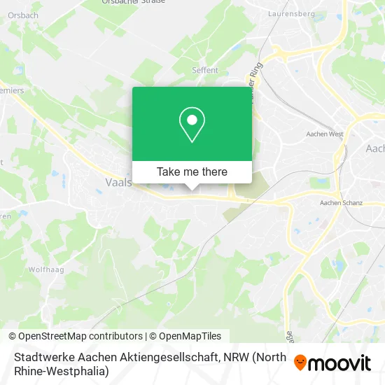 Stadtwerke Aachen Aktiengesellschaft map